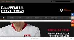 Desktop Screenshot of footballworld.com.pl